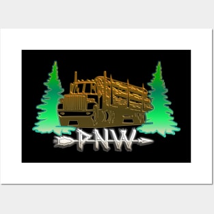 PNW Logger Posters and Art